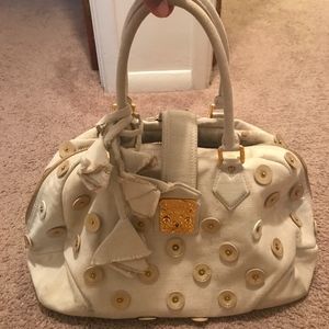 Authentic Louis Vuitton Polka Dot Panama Bag